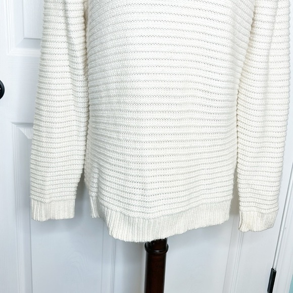 Classiques Entier Cowl Neck Sweater Women's XL Ivory Wool Angora - Picture 4 of 6